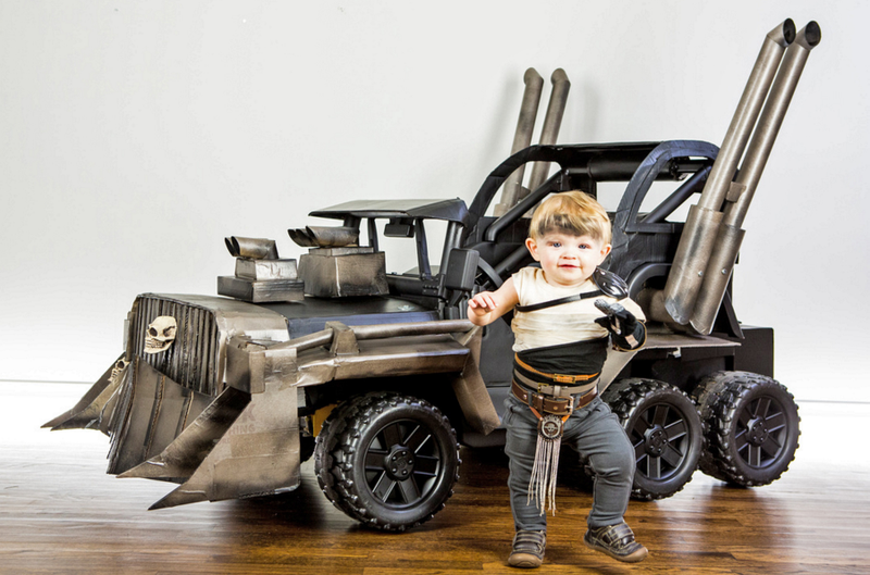 Illustration for article titled Your Halloween Costume Will Never Be As Amazing As This Mad Max Power Wheels